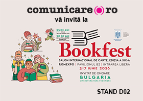 Editura Comunicare.ro la Salonul Internațional de Carte BOOKFEST 2026|  3-7 iunie a.c., ROMEXPO